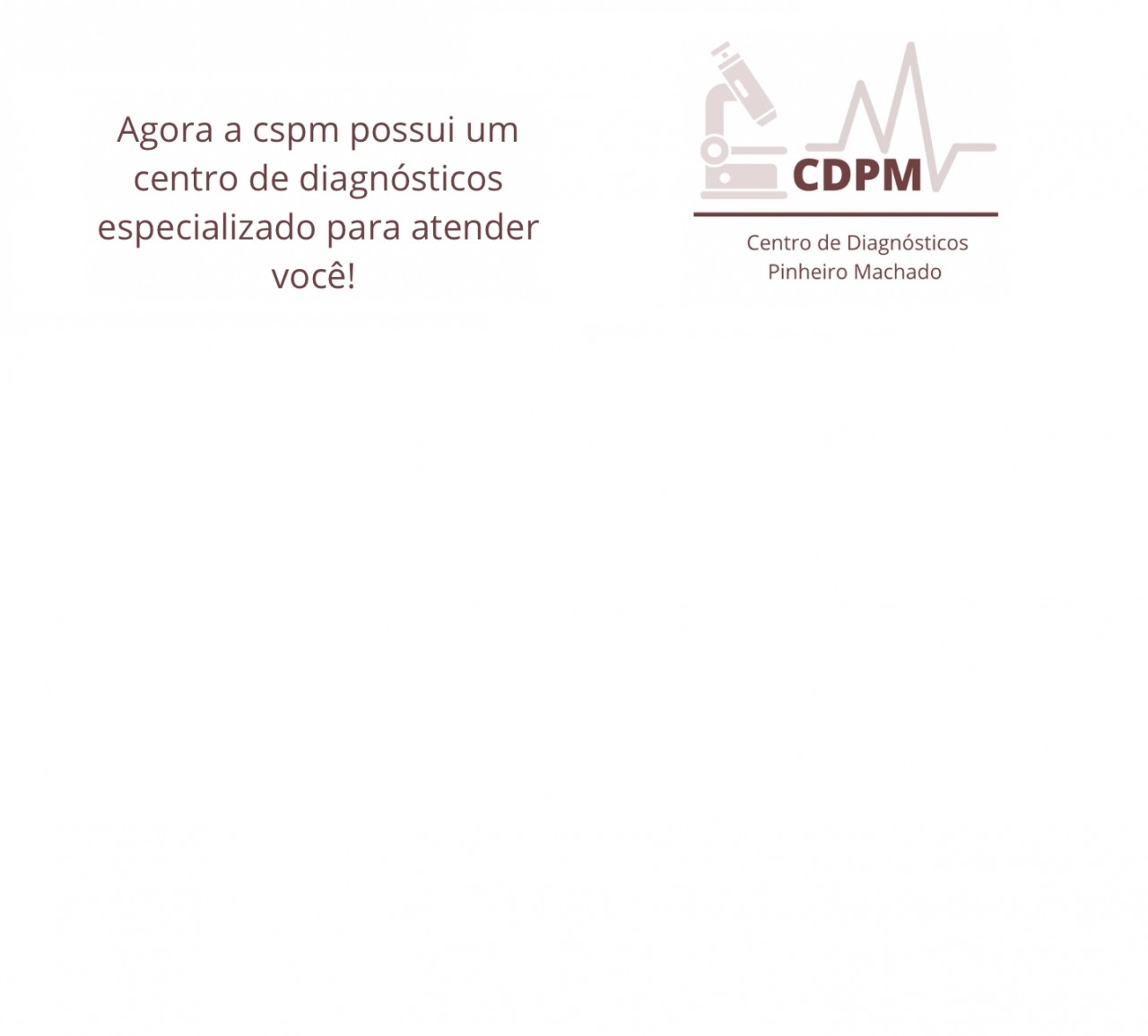 Conheça o CDPM - Centro de Diagnósticos Pinheiro Machado